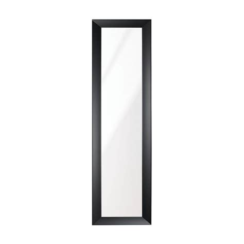 Brandtworks In W X In H Modern Gallery Black Wall Mirror