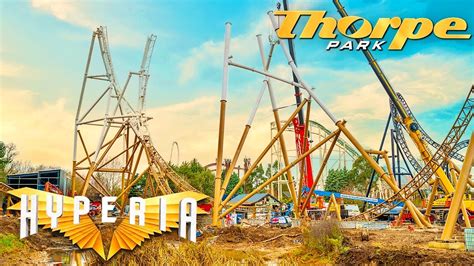 Hyperia New Construction Thorpe Park Update Youtube