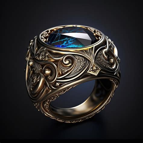 Anillo De Fantas A Joyas M Gicas Para Bruja O Mago Ai Art Icono Del