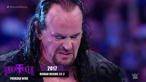 UNDERTAKER All Wrestlemania Matches 24 2 YouTube