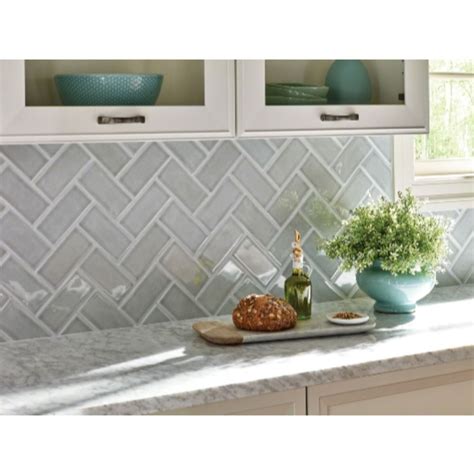 Morning Fog Handcrafted 3x6 Glossy Ceramic Subway Tile - Backsplash ...