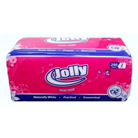 Jual JOLLY TISSUE FACIAL SOFT 250 SHEETS 2 PLY 1 PCS TISSU WAJAH