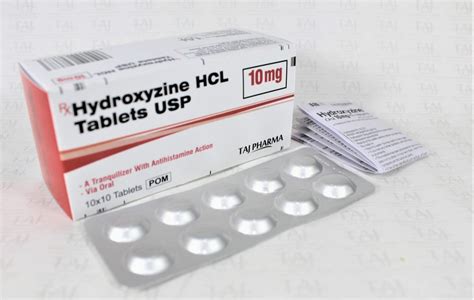 Hydroxyzine Hcl Tablets Usp 10mg Manufacturer And Pan In India