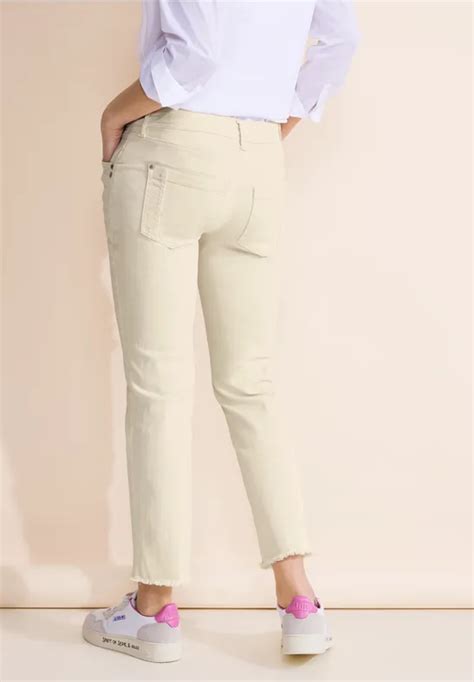 STREET ONE Jean Coupe Slim Beige Pour Femmes En Beige TILLY STREET ONE