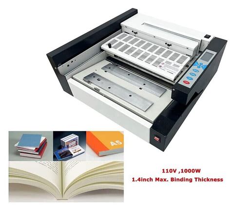 Buy 110V Book Binding Glue Binder Upgrade Perfect Binding Machine With