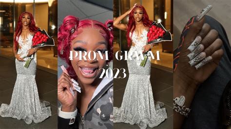 PROM 2023 GRWM VLOG HAIR NAILS LASHES FIGHT AT THE BNB AND MORE