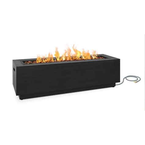 Real Flame Lanesboro Rectangle Propane Fire Table With Natural Gas