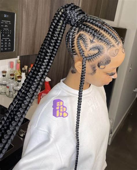 40 Heart Braids Braided Hairstyle Ideas For Black Women Artofit