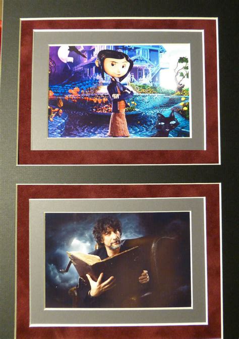 Neil Gaiman Coraline Rare Original Hand Drawn Signed Sketch With Coa Ebay