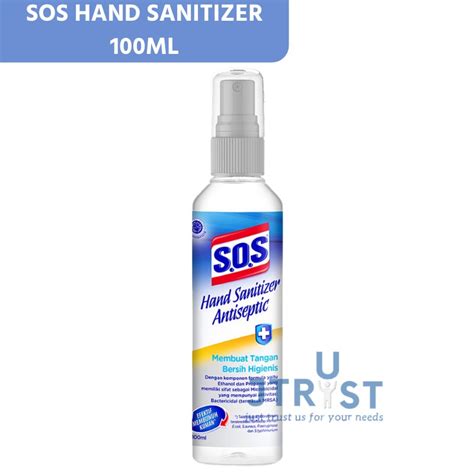 Jual SOS Hand Sanitizer Spray Antiseptik 100ml Shopee Indonesia