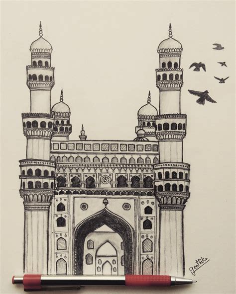 23+ charminar pencil sketch - LathynChase