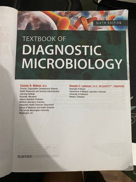 Textbook Of Diagnostic Microbiology 6th Edition Mahon Hobbies