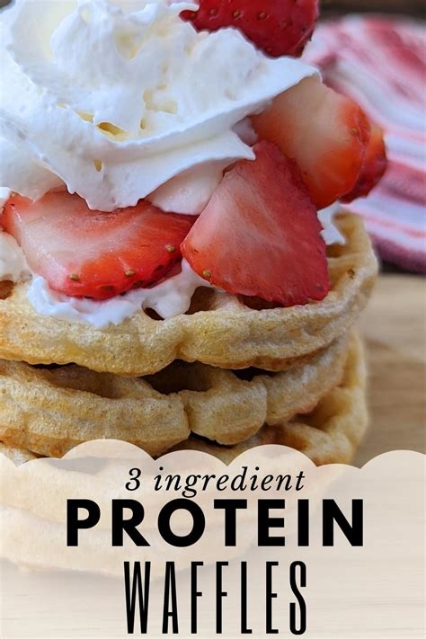 3 Ingredient Protein Waffles {without Protein Powder} Health Beet