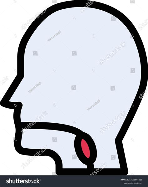 throat vector illustration  transparent backgroundpremium stock