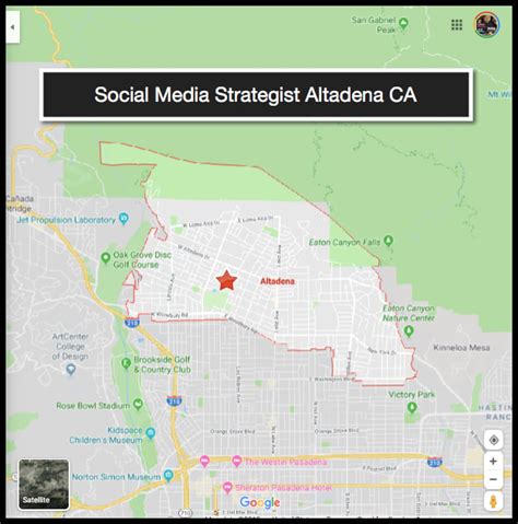 Social Media Strategist Altadena CA - LOCAL ONLINE PRESENCE PROJECT