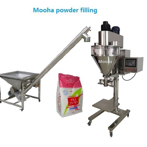 Semi Automatic Spice Chilli Soda Cocoa Powder Auger Dosing Machine