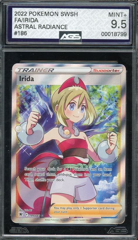 Mavin Pokemon Full Art Irida Swsh Astral Radiance Ags