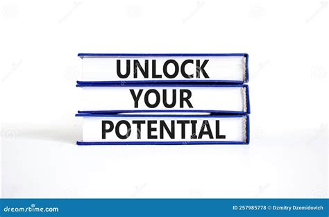 Unlock Your Potential Symbol Concept Words Unlock Your Potential On