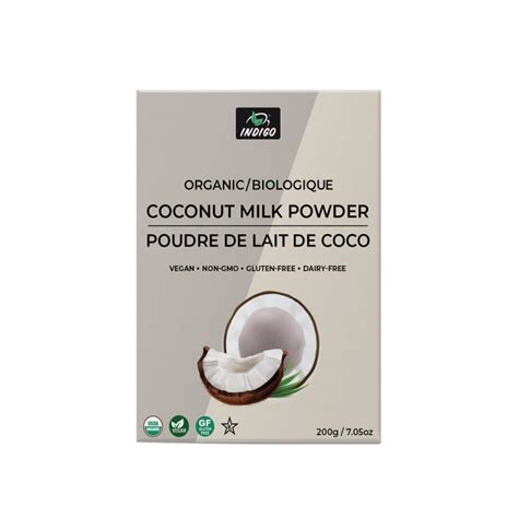 Organic Coconut Milk Powder 200g X 12 Per Case Indigo Organics A