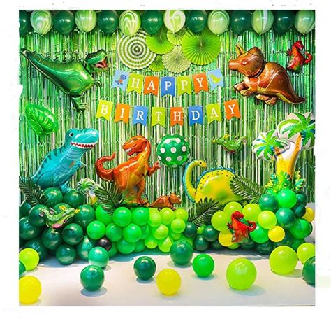 Kit De Globos De Dinosaurio Para Decoración De Fiesta Bomba Mercado Libre