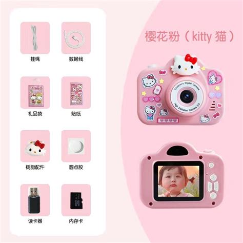 64gb Sanrio Kuromi Mini Kids Camera Cartoon Cinnamoroll Melody Children