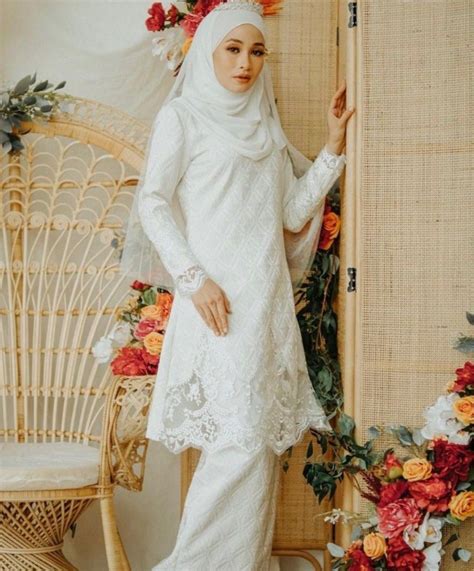 Nastasya Kurung Hijabista Hub Off White Bride Series Women S Fashion