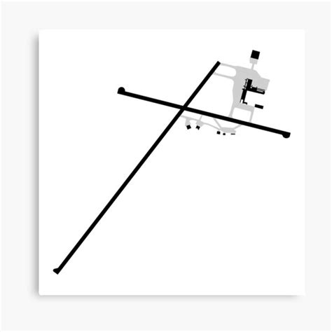 "Nadi International Airport Map" Canvas Print by in-transit | Redbubble