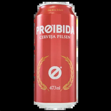 Cerveja Pilsen Proibida Lata 473ml