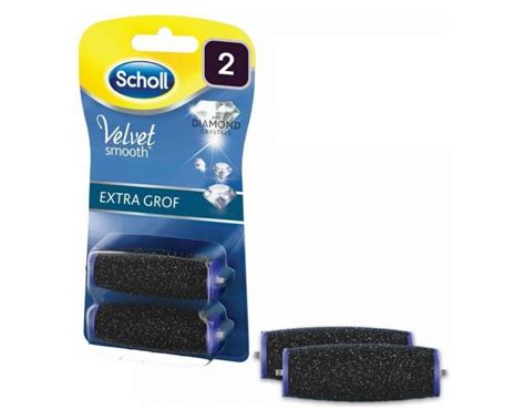 Scholl Velvet Smooth Elektrische Voetvijl Navulling Extra Grof 2St