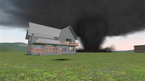 Gmod Tornado Survival House Smashed Gdisasters Youtube