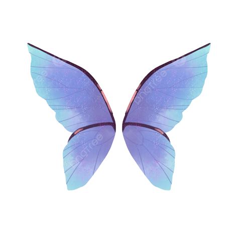 Blue Butterfly Wings Blue Butterfly Wing PNG Transparent Clipart