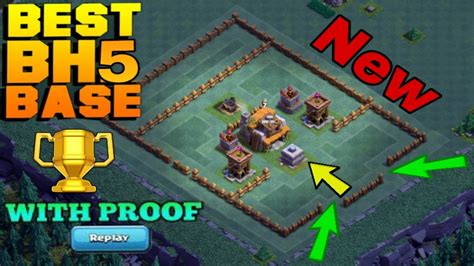 Builder Hall 5 Base Bh5 Builder Base With Replay Anti 3 Star Base