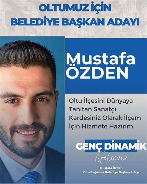 Oltu Belediyesine sanatçı aday GENEL Erzurum Pusula Gazetesi Son