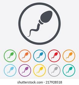 Sperm Sign Icon Fertilization Insemination Symbol