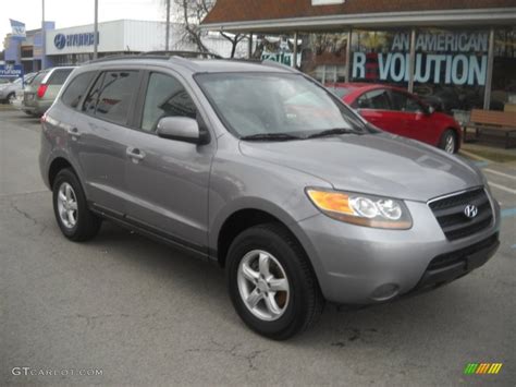 2007 Steel Gray Hyundai Santa Fe Gls 4wd 62097942 Photo 1 Car Color Galleries