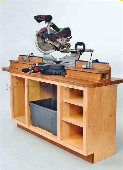 Miter Saw Station Plans • Woodarchivist