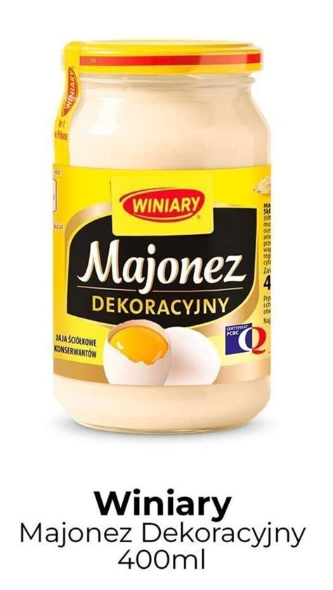 Promocja Winiary Majonez Dekoracyjny Ml Biedronka