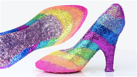 Diy Play Doh Disney Princess Super Glitter Rainbow Shoes Frozen Elsa