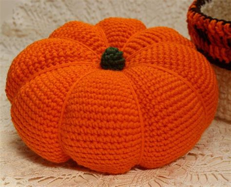 Big Pumpkin Crochet Pumpkin Pattern Halloween Crochet Patterns Fall