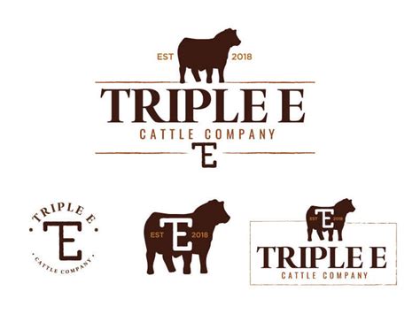 Triple E Cattle Company Logo Design Ranch House Designs Inc