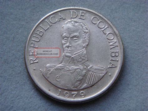 Colombia Peso Coin Simon Bolivar