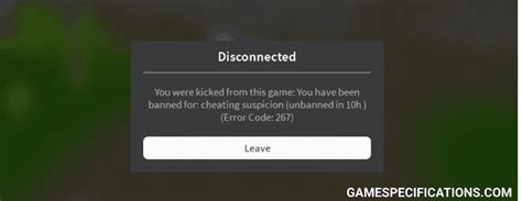 10 Proven Fixes For Roblox Error Code 267 2024 Game Specifications