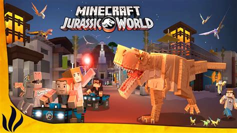 Bienvenue À Jurassic World Dlc Officiel Minecraft Jurassic World 1 Youtube