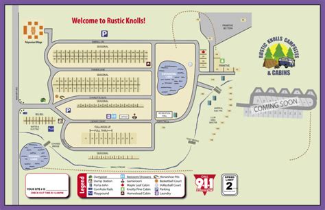 Campground Map – Rustic Knolls Campsites & Cabins