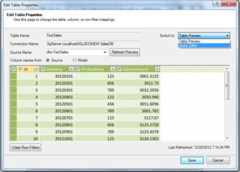 Combining Data From Multiple Relational Data Sources Into One Table In