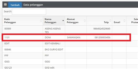 Cara Input Data Pelanggan Pada Saat Transaksi Aplikasi Kasir Online