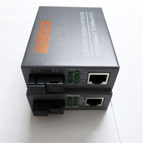 CONVERTISSEUR OPTIQUE RJ45 HTB GS 03 20KM FIBER MEDIA CONVERTER