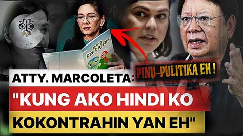 CONG MARCOLETA SUPORTADO ANG ISANG KAIBIGAN STORY BOOK NI VP SARA