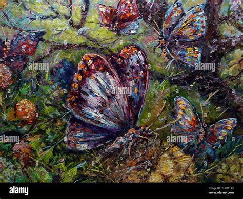 Monarch Butterfly Oil Painting By Kim Guthrie Painting By Kim Guthrie