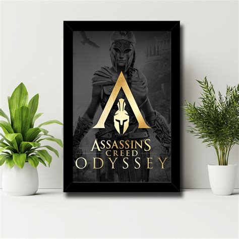 Quadro Assassin S Creed Odyssey 23x33cm Elo7 Produtos Especiais